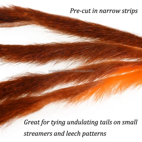 Full Pine Squirrel Zonker Skin Strips For Matukas Zonkers Streamers