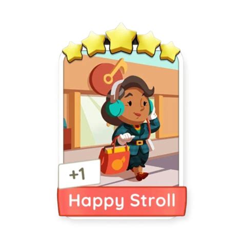 Happy Stroll Mogo Stickers Monopoly Go Stickers