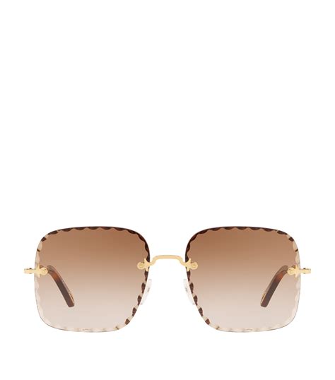 Chloé Rosie Square Sunglasses Harrods Us