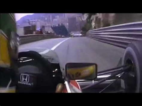 F1 Ayrton Senna ON BOARD McLaren Honda Cámara a bordo Mónaco 1989