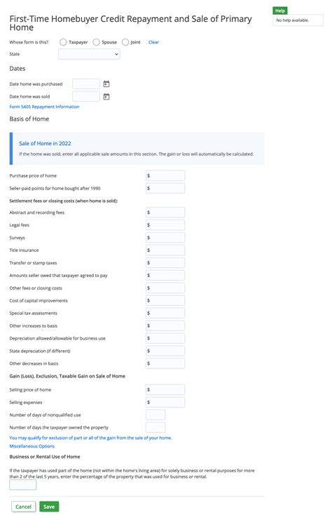 Real Estate Sale and Capital Gain Exemption Home Sale