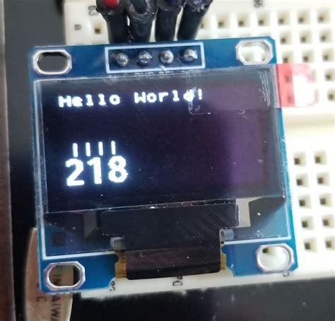 Using The U G Library With Inch Oled Displays Arduino Off