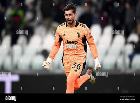 Turin Italy November Mattia Perin Of Juventus Fc Celebrates