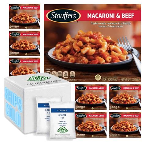 Amazon Salutem Vita Stouffer S Macaroni And Beef Frozen Frozen