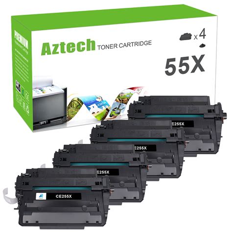 4pk Ce255x 55x Toner Cartridge For Hp Laserjet P3015dn P3016 Mfp M525dn M525f Ebay