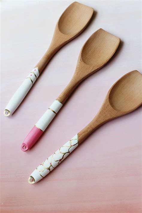 Hand Painted Wooden Spoons Wooden Spoons Diy Tableware Diy