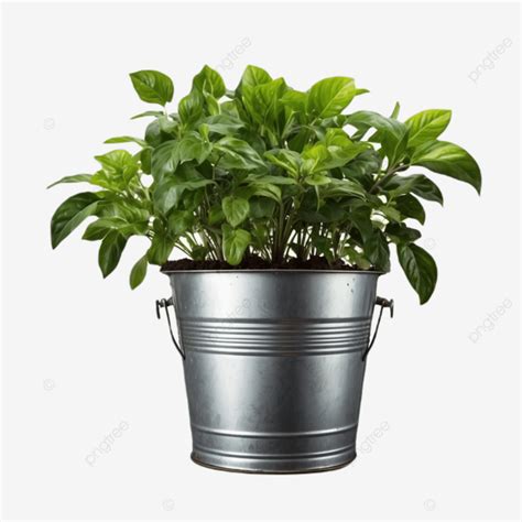 Albahaca Fresca En Una Olla Aislada Sobre Fondo Blanco Png Dibujos