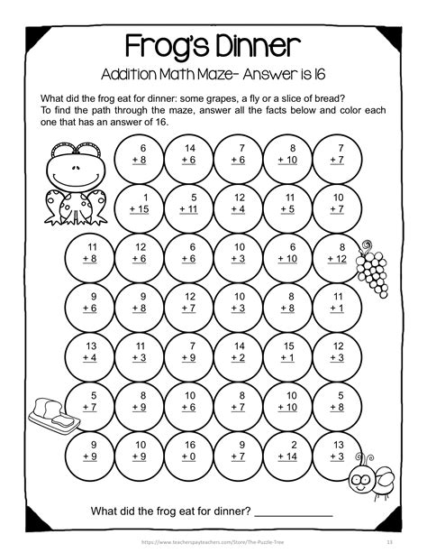 Printable Kindergarten Maze Worksheets Math