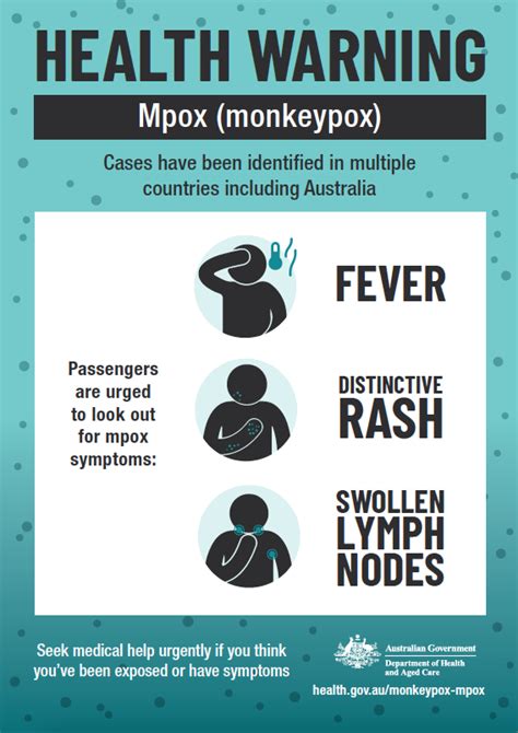 Health Alert Poster For Travellers Mpox Monkeypox A Australian