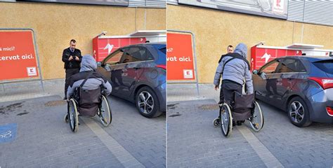 Foto Surpriz N Parcarea Kaufland Din Alba Iulia Un B Rbat Care