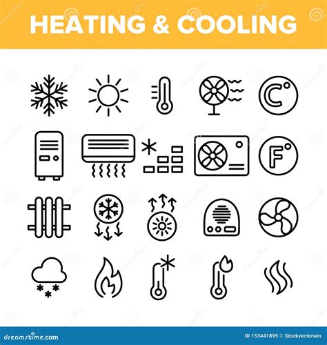 Heating And Air Conditioning Symbols