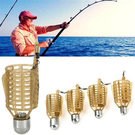 20g 30g 40g 50g Carp Fishing Bait Feeder Lure Holder Trap Fishing Cage