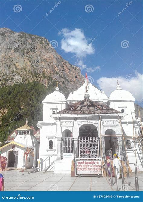 Gangotri Temple At Uttarakhand India Editorial Stock Photo Image Of