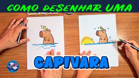 Aprenda A Desenhar Uma Capivara Em Minutos Desenha Youtube