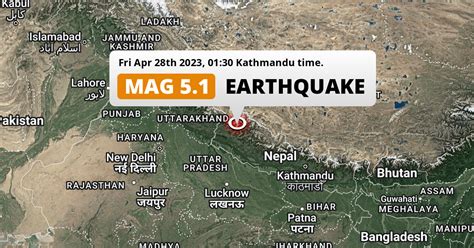 Shallow M Earthquake Struck On Friday Night Near Dipayal In Nepal