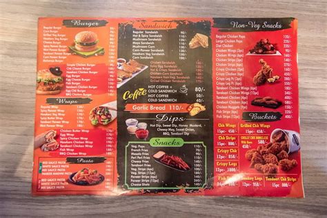 Menu At The Crispy Hawkers Begowal