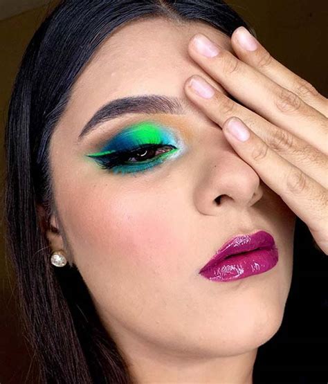 Easy Neon Makeup Tutorial Saubhaya Makeup