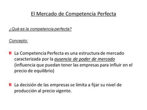 Introducir Imagen Modelo De Mercado De Competencia Perfecta