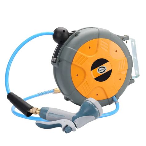 Ls 810w 8x12mm 1m Electric Auto Rewind Water Hose Reel Automatic