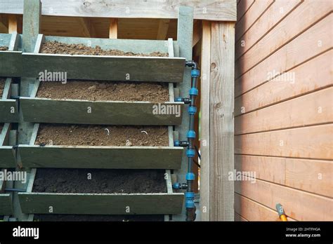 Irrigation system for watering a vertical green wall garden on behalf ...