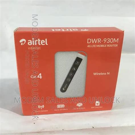 Airtel Dlink 4g Lte Mobile Wifi Router With 30gig Bonus Data In Ikeja