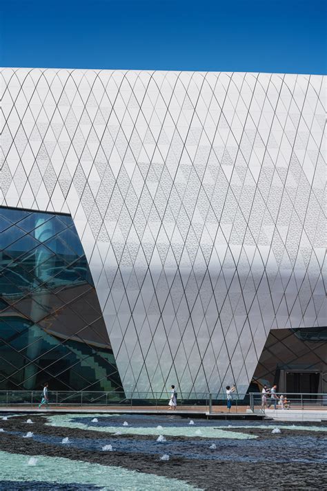 The National Maritime Museum Of China Sheltered By Hull Shaped Roofs