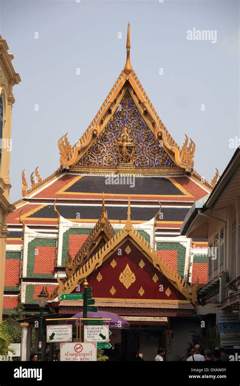 The Grand Palace Wat Phra Kaew Temple Of The Emerald Buddha In