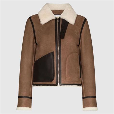 LOEWE Shearling Aviator Jacket Mready