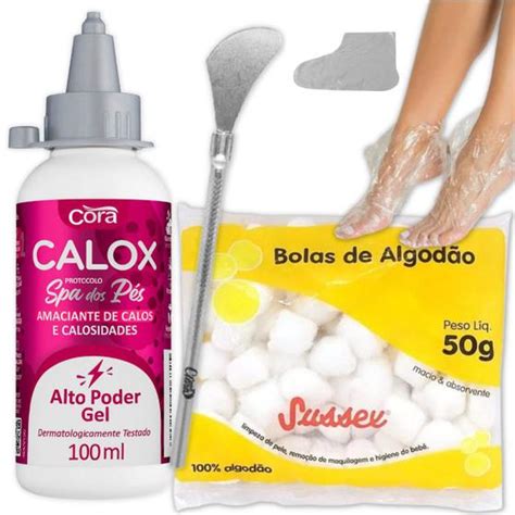 Kit Spa Dos P S Calox Gel Cora Esp Tula Bisturi Algod O Botinha