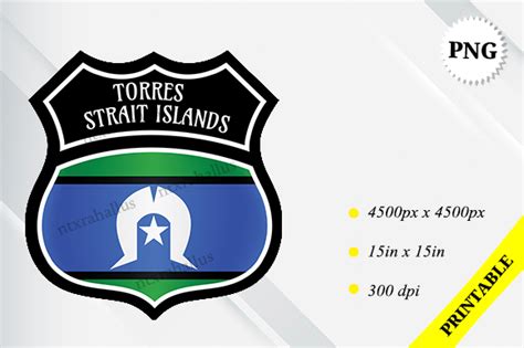 Torres Strait Islands Shield Pride Flag Graphic By Rahallus Ntx