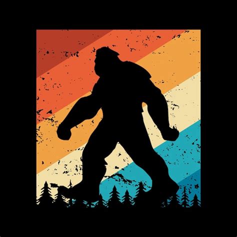 Premium Vector Bigfoot Silhouettes Vector And Bigfoot Concept