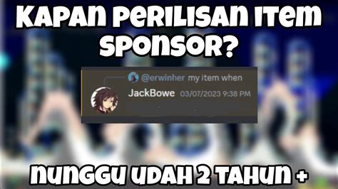 Perilisan Sponsor Item Erwinher Dan Kontroversinya Youtube