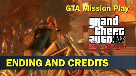 GTA The Lost And Damned Ending And Credits YouTube