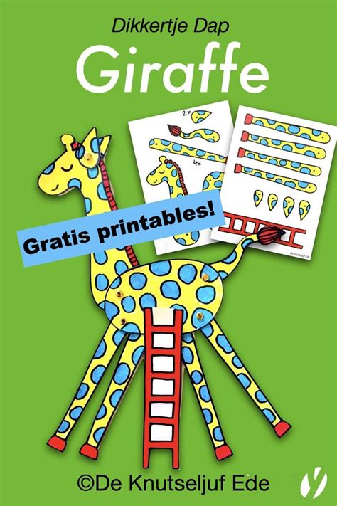 Beweegbare Giraffe Kleurplaat Bouwplaat Giraffe Diy And Crafts