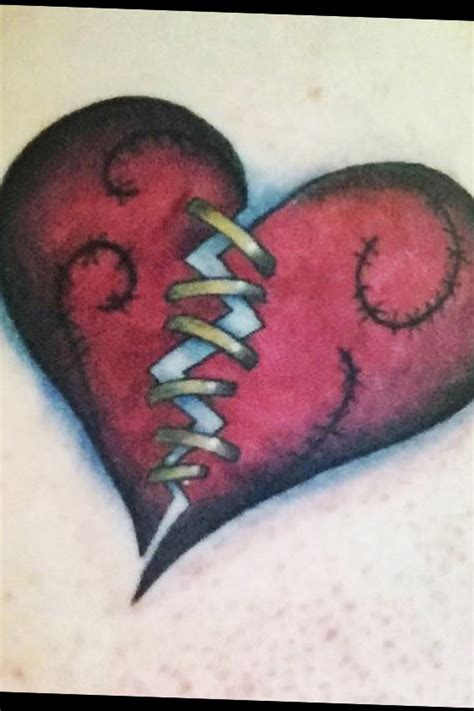 Mended Broken Heart Tattoos