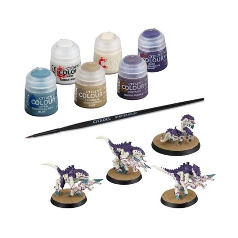 Tyranids Termagants And Ripper Swarm Paints Set Warhammer 40 000