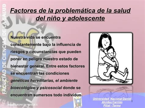 Factores De La Problemática De La Salud Del Niño Y Adolescente Ppt