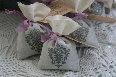 WEDDING FAVOR Bridal Shower Favor Lavender Or Tea Filled Sachet