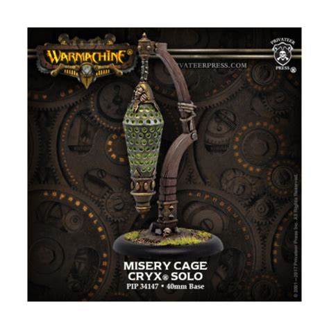 Misery Cage Cryx Solo Warmachine Privateer Press Pip 34147 For Sale