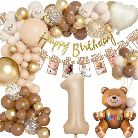 Decorazioni Compleanno 1 Anno Palloncino Numero 1 Anni Compleanno