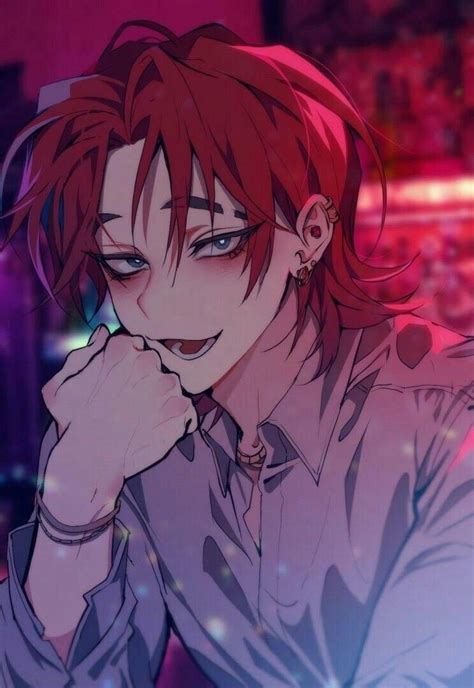 Pin By 🥁 Tututu On крч да Red Hair Anime Guy Anime Boy Hair Anime Guys With Glasses