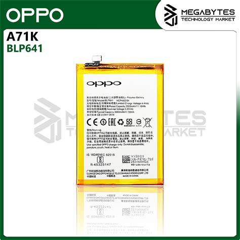 Original Battery For Oppo A K Model Blp Shopee Philippines