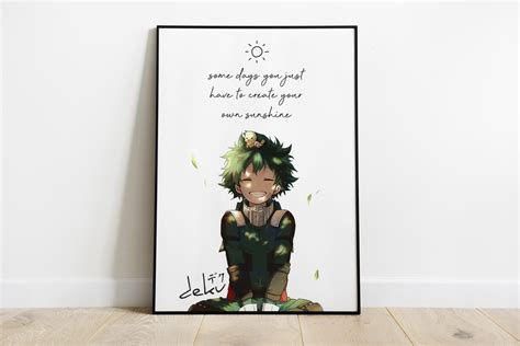 Hero Academia Deku Poster | Swag Shirts