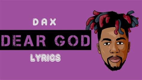 Dear God Lyrics - Dax - YouTube