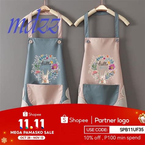 Waterproof Kitchen Apron Chef Bbq Cooking Baking Apron With Big Pocket