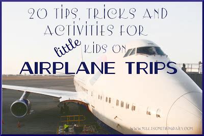 Tips for Surviving Airplane Travel with Kids | Make Something Daily