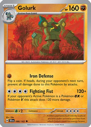 Golurk Uncommon Pokecardsgt