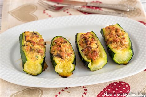 Zucchine Ripiene Di Carne E Prosciutto Ricetta Zucchine Ripiene