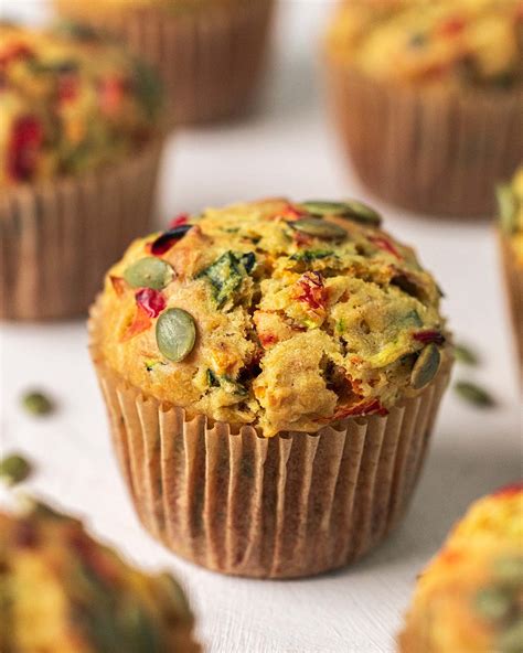 Vegan Savoury Muffins Rainbow Nourishments