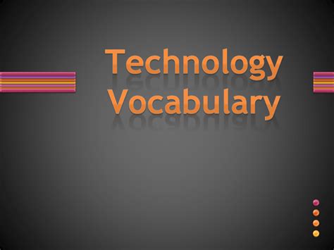 Technology Vocabulary